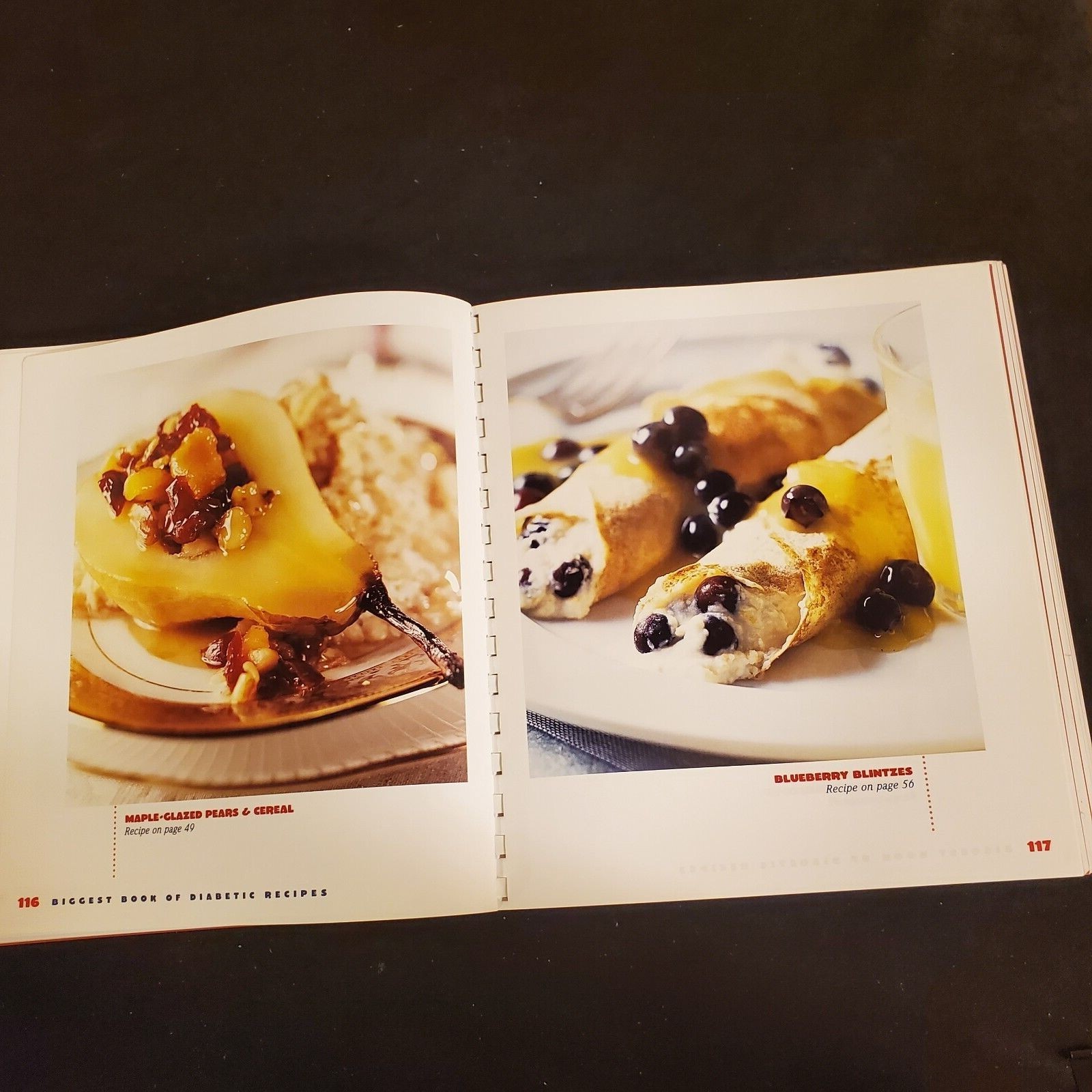 Better Homes and Gardens Biggest Book of Diabetic Recipes Spiral Bound 415 pages