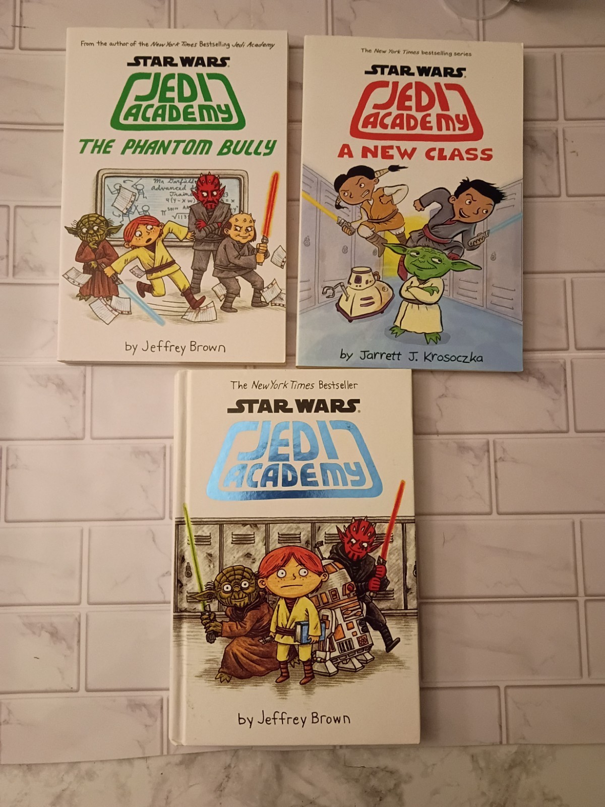 Star Wars: Jedi Academy Book by Jeffrey Brown HC/PB Kids Graphic Novel Scholasti