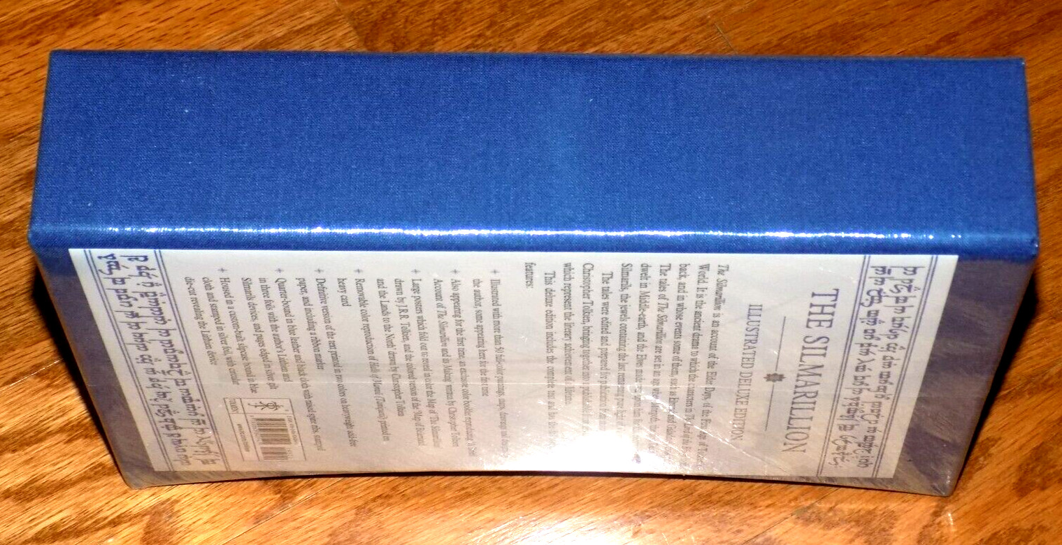 Silmarillion Hardcover J.R.R. Tolkien Deluxe Illustrated Edition Slip Case NEW