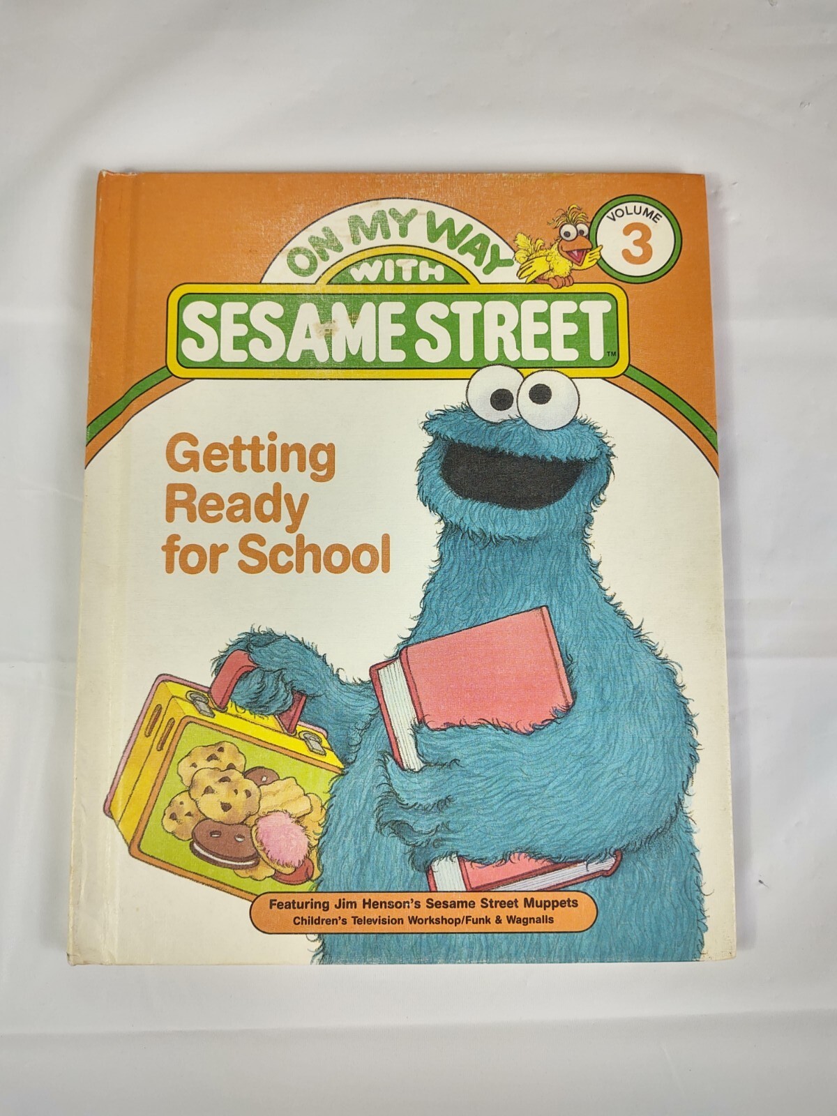 Vtg 89 On My Way With Sesame Street Volume 3 Getting Ready For School Book CTW