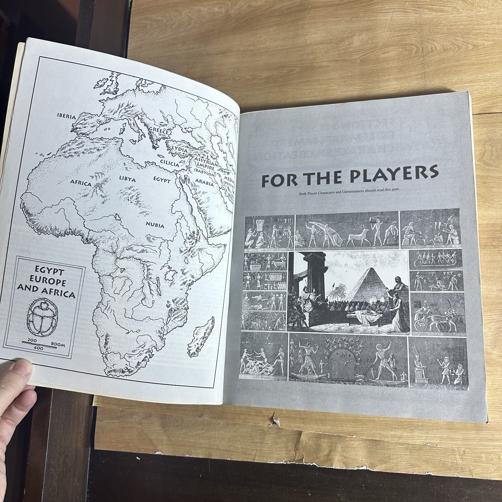 Campaign Classics Mythic Egypt #1050 Role Playing Game Book FRP Systems 1990 PB