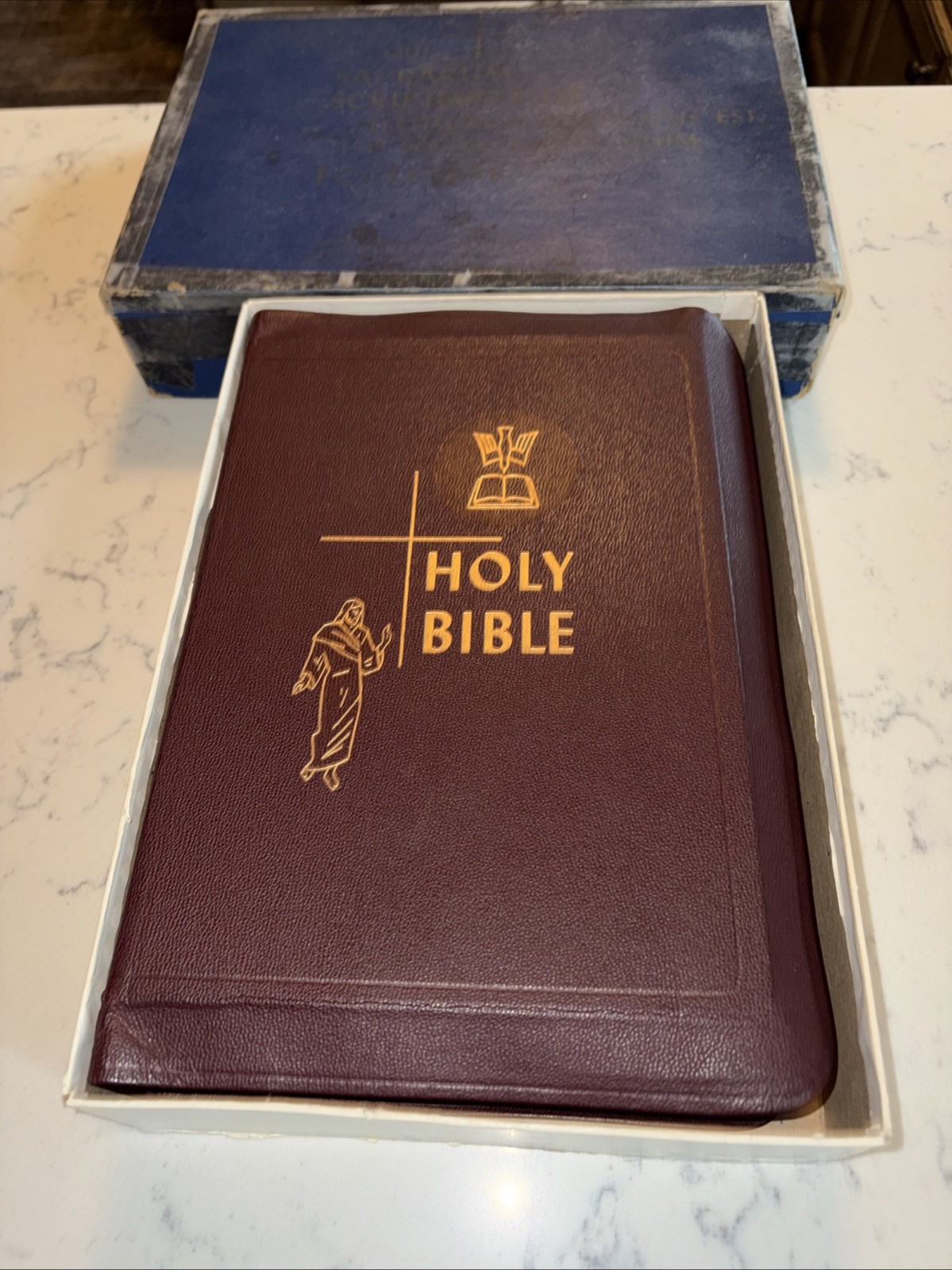 The Catholic Press Family Edition of the Holy Bible 1950 John P O’Connel W/ Box