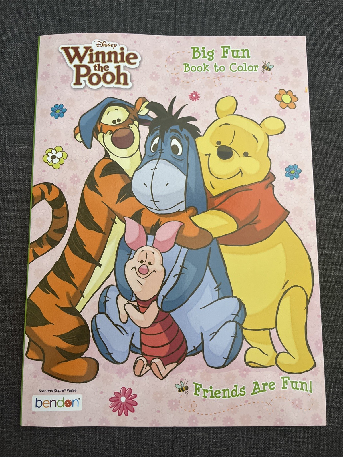 Disney Winnie the Pooh Big Fun Book to Color Puzzles Games and Coloring