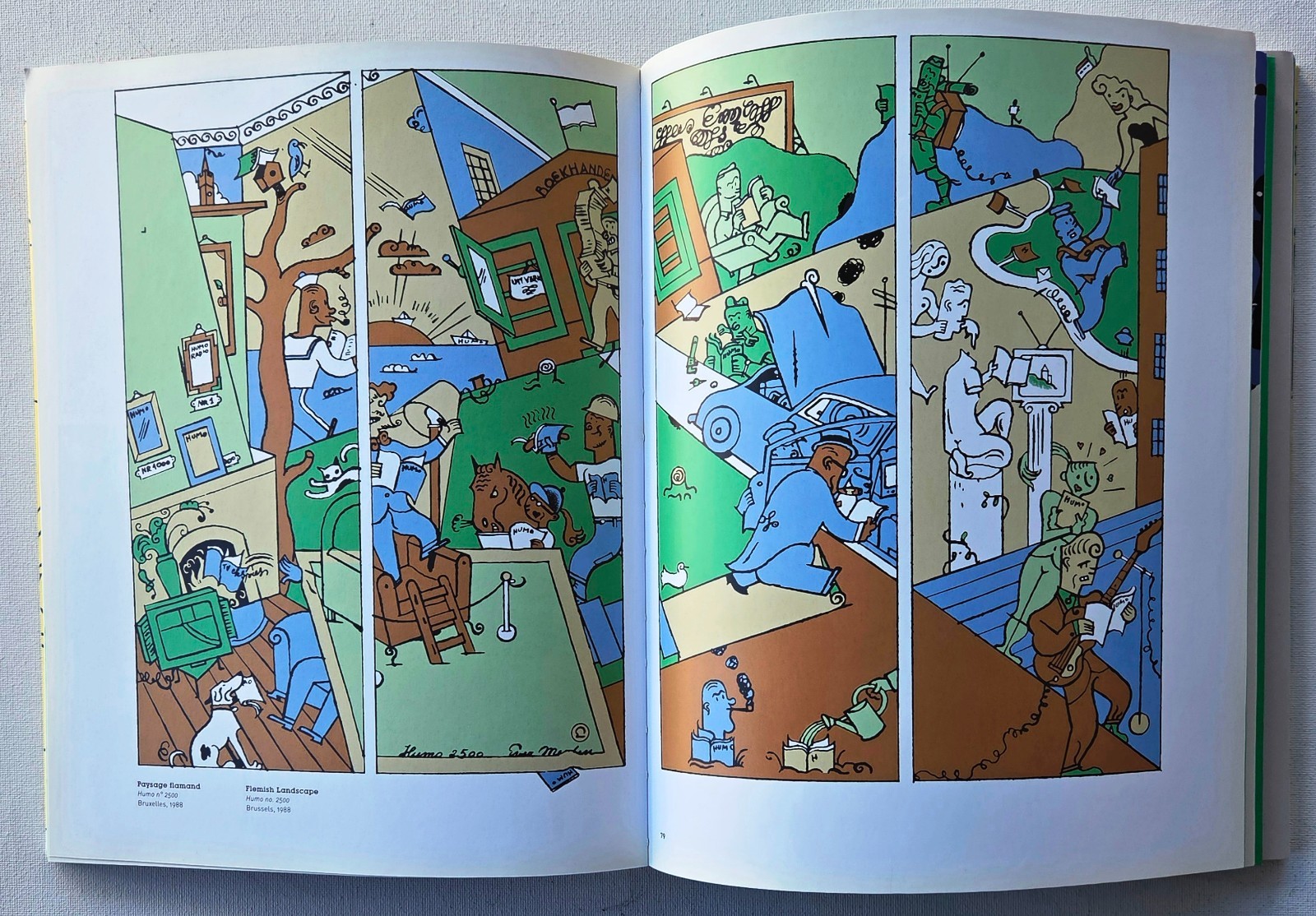 Rare Dutch Ever Meulen Book – Contemporary Belgian Graphic Art – New Yorker