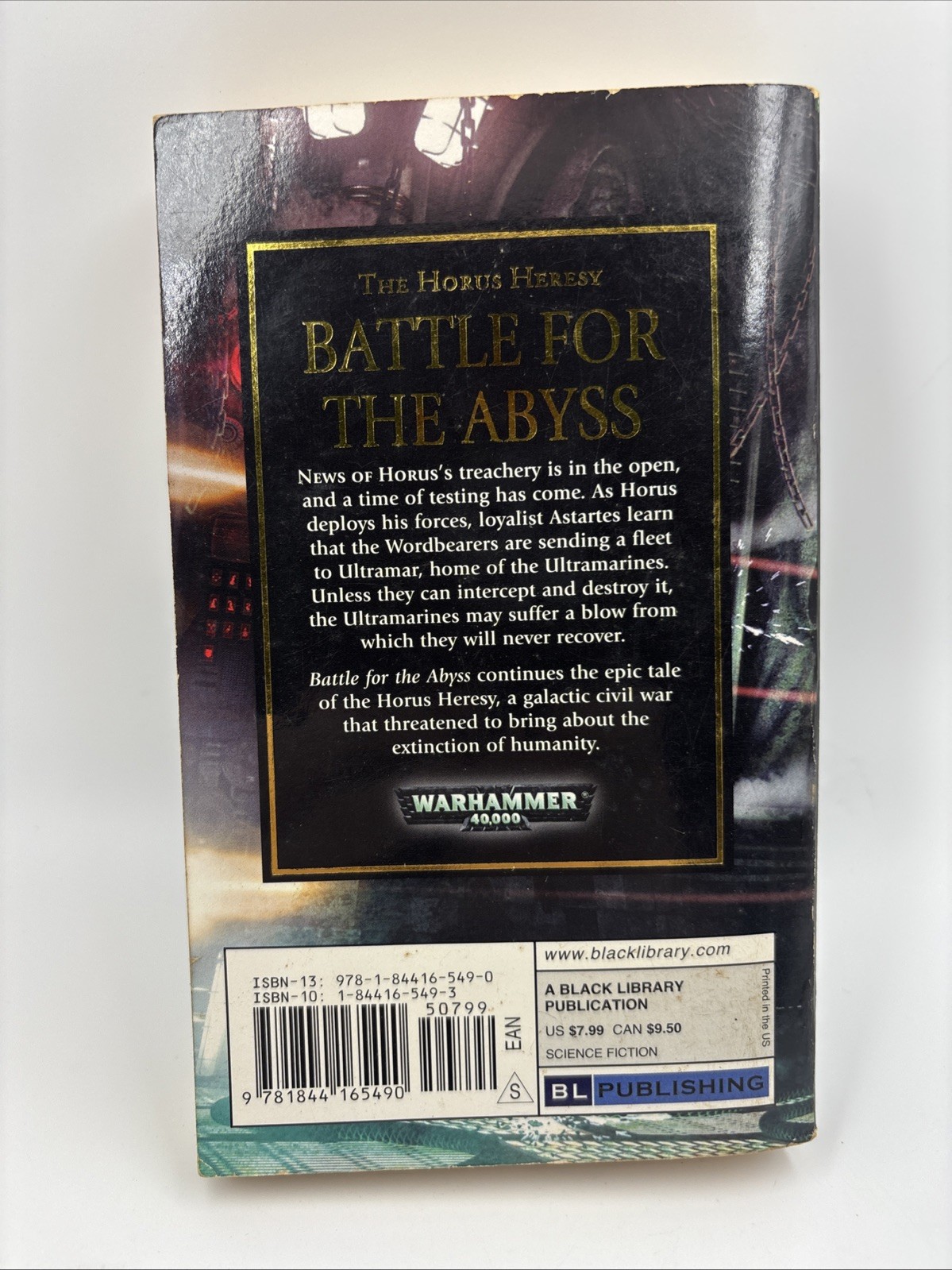 Battle for the Abyss – Ben Counter – 1st Ed – Horus Heresy – Black Library 2008