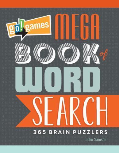 Go!Games Mega Book of Word Search: 365 Bra- paperback, John M Samson, 1623540550