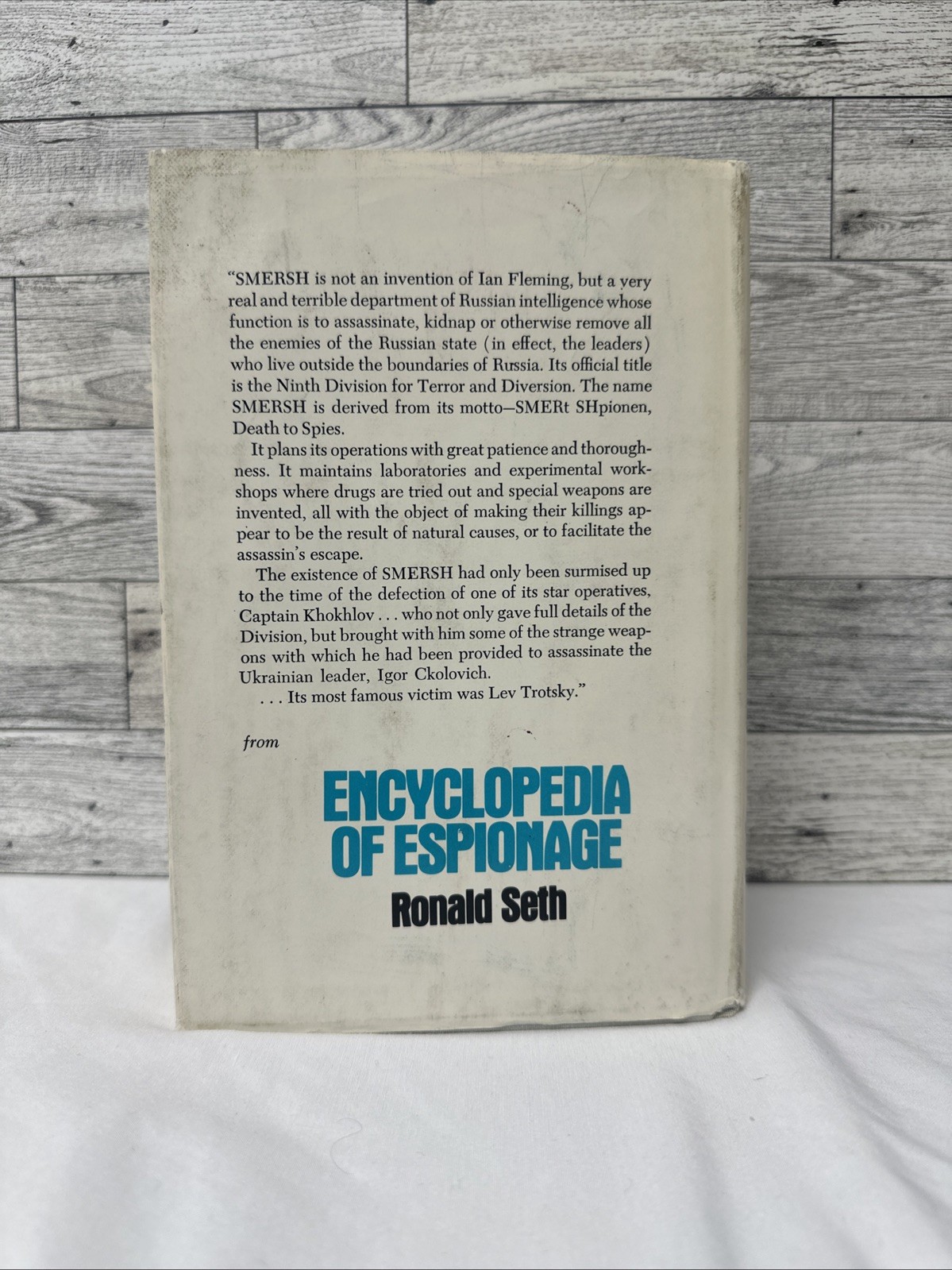 Encyclopedia of Espionage by Ronald Seth (Hardcover)
