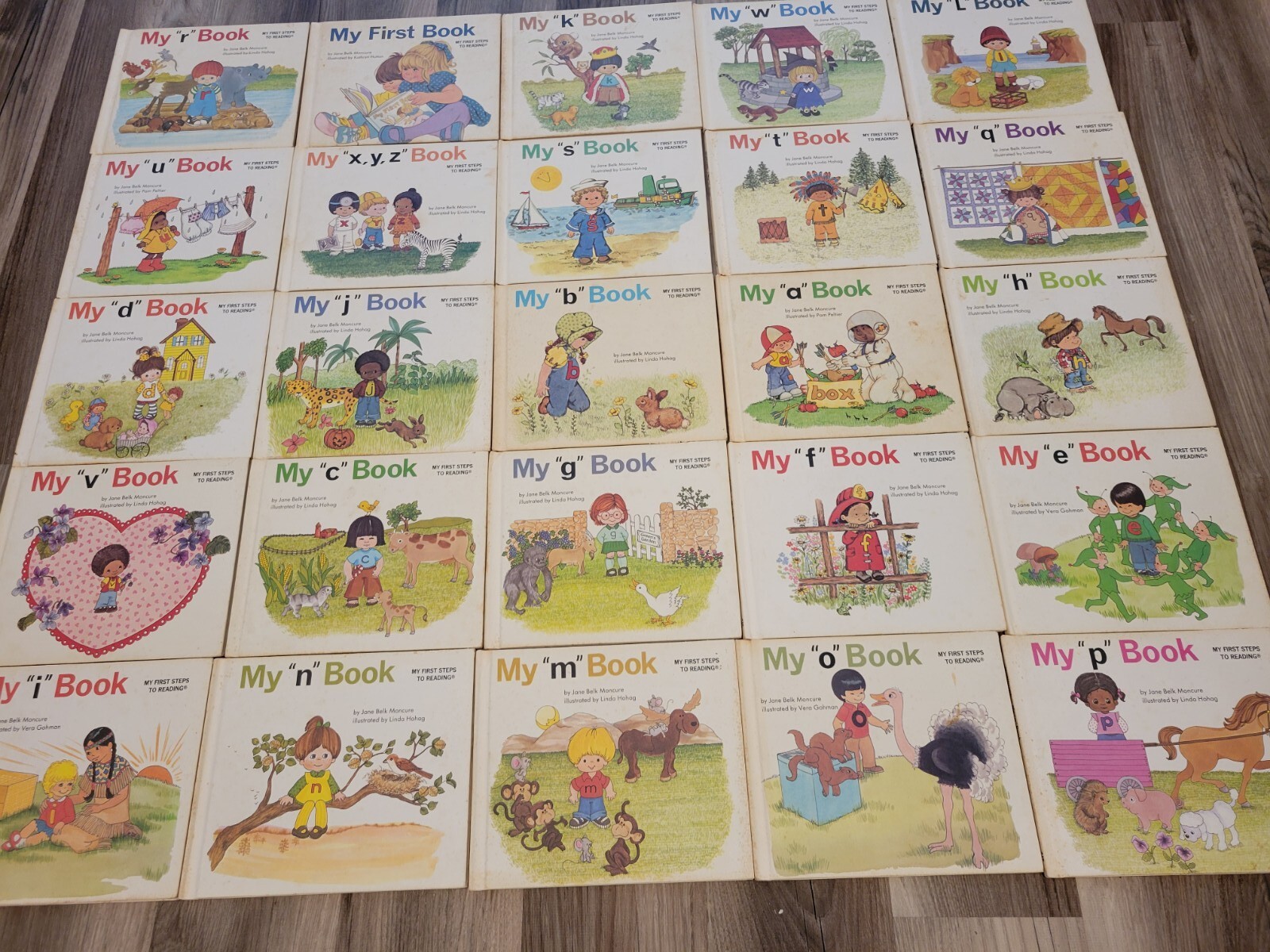 My First Steps To Reading Jane Belk Moncure Mixed Set Hardcover ABC Lot Of 25