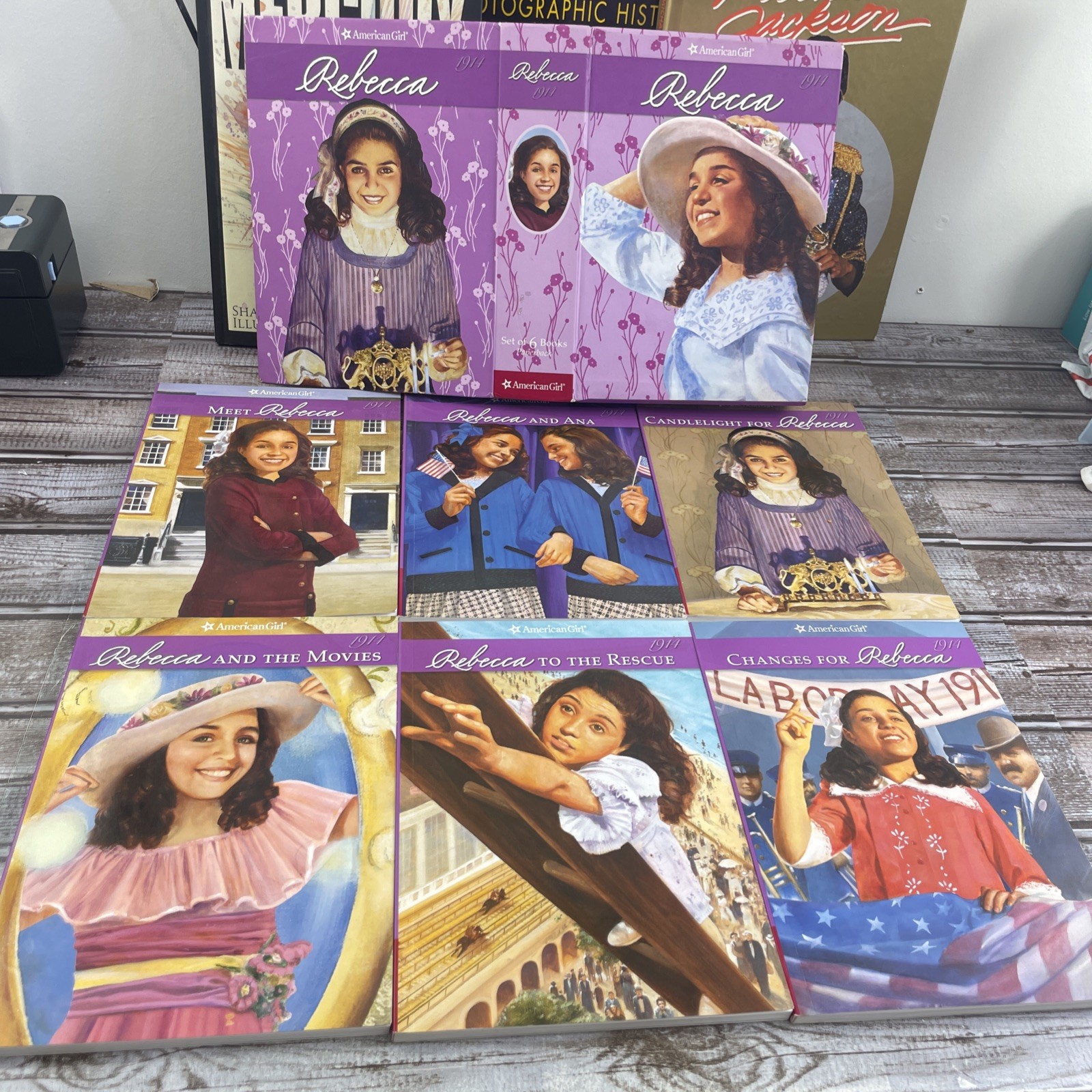 American Girl Rebecca 1914 Boxed Set 6 Paperback Books Jacqueline Dembar Greene