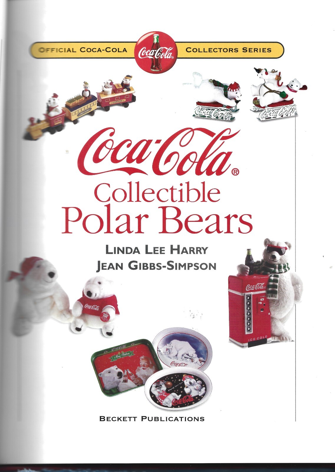 Coca Cola Collectible Polar Bears HB w/out dj-2000-159 pages