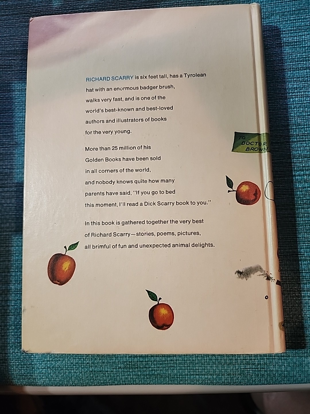 Vintage 1967 Children’s Richard Scarry’s BEST STORY BOOK EVER Poems