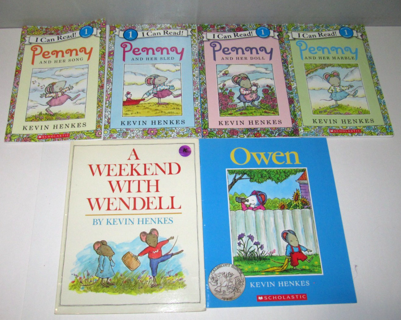 Lot of 6 picture books & readers by Kevin Henkes TPB Penny, Wendell, Owen