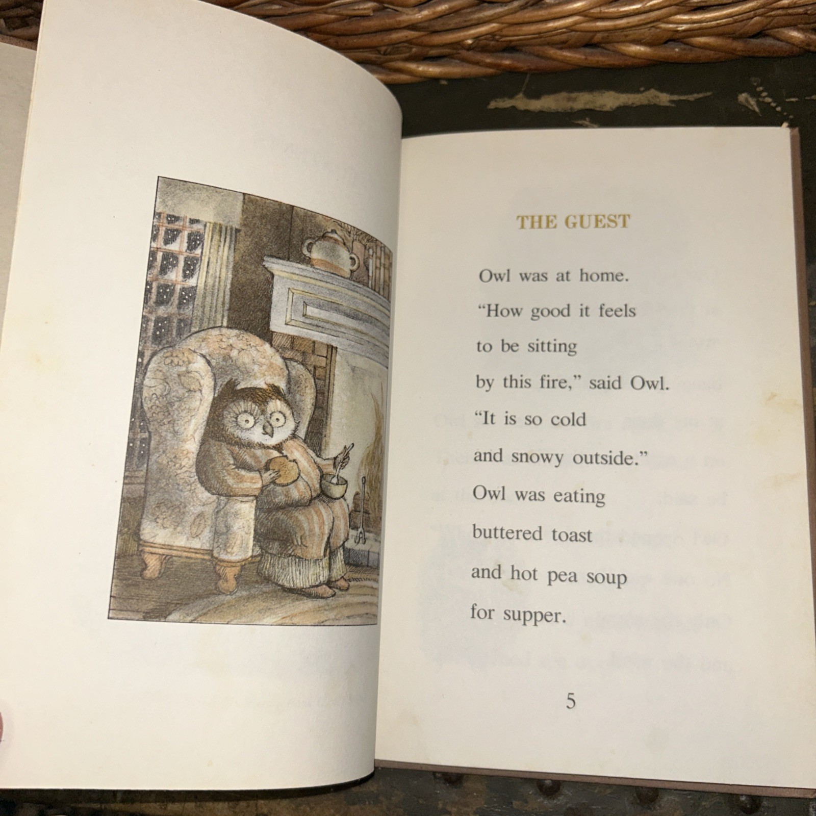 Owl at Home by Arnold Lobel 1975, Hardcover Weekly Reader Book Club Edition E2