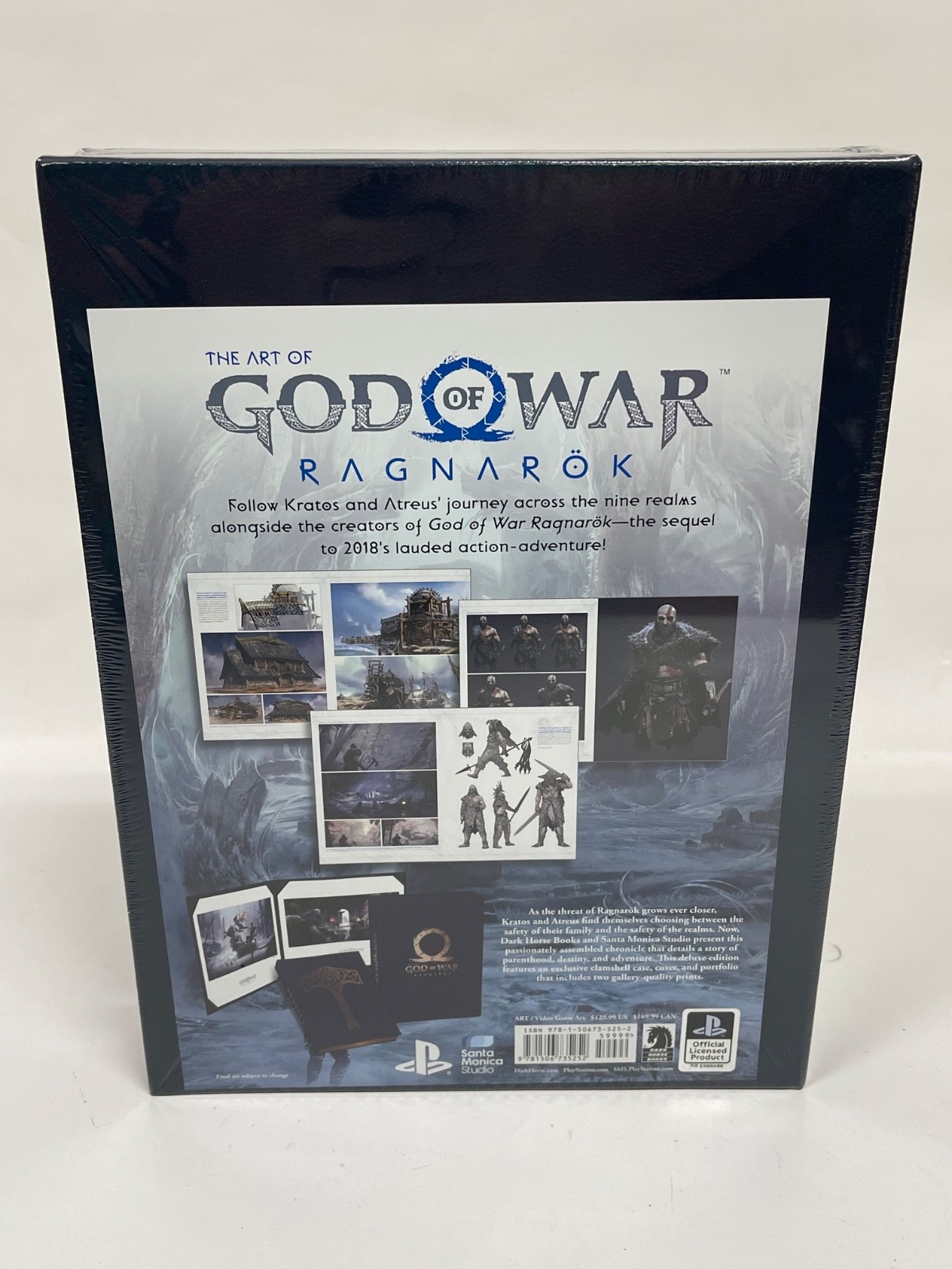 The Art of God of War Ragnarök (Deluxe Edition) Dark Horse Comics HC Book/Prints