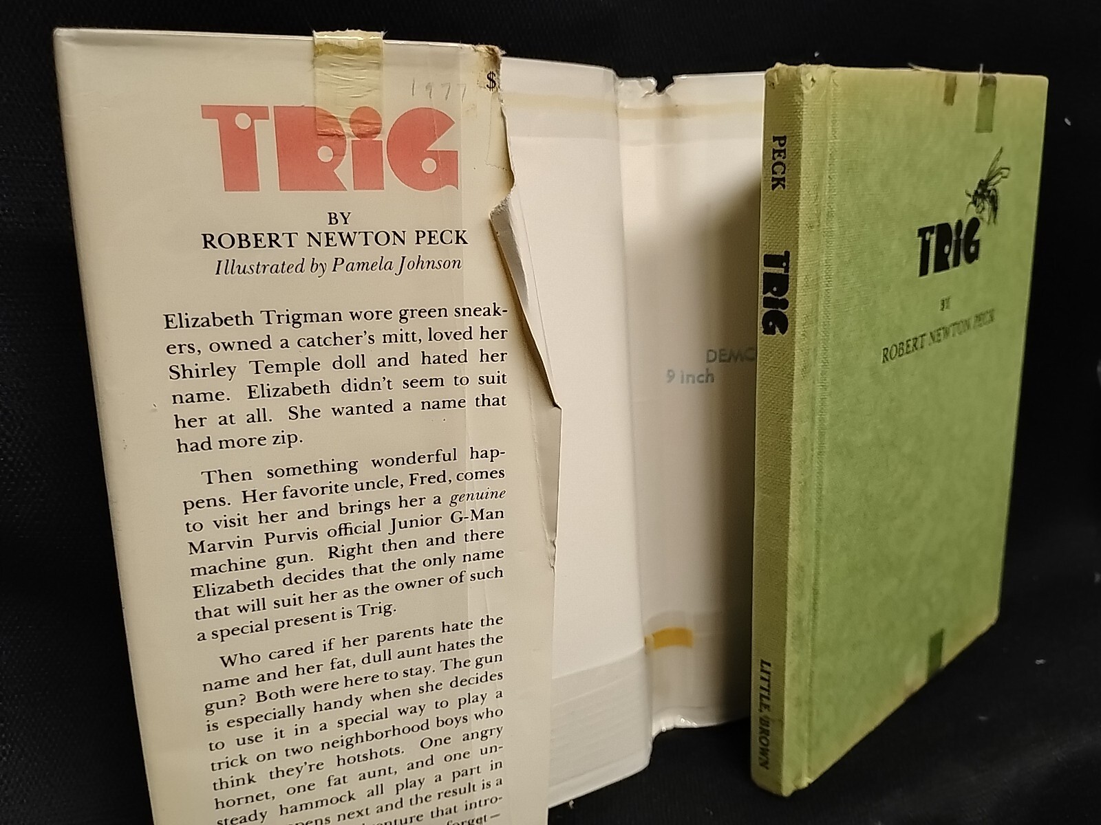 Trig by Robert Newton Peck Hardcover Book 1977 first edition 58 pages
