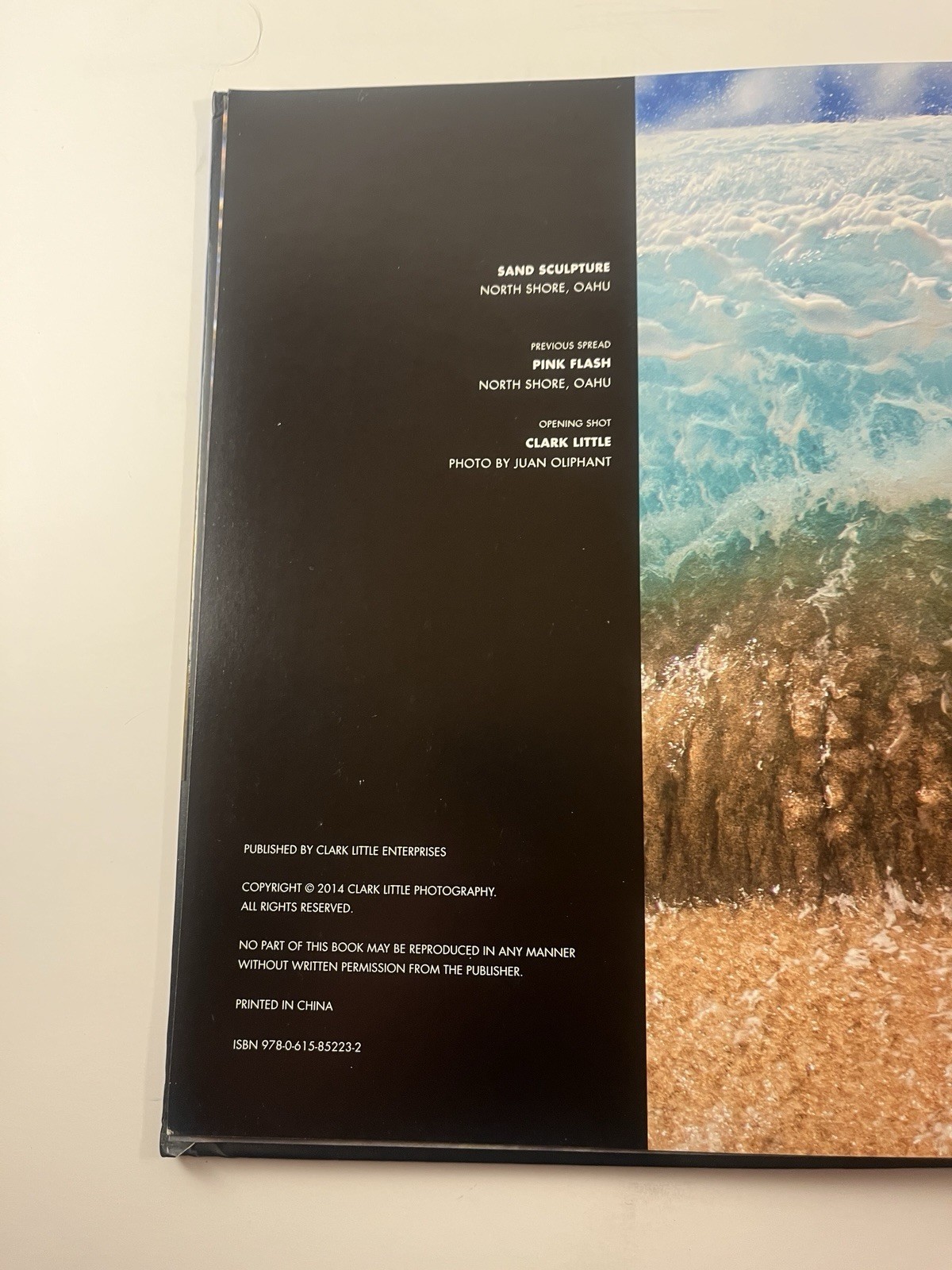 SIGNED Clark Little Shorebreak Hardcover Book – First Edition – Surf Photography