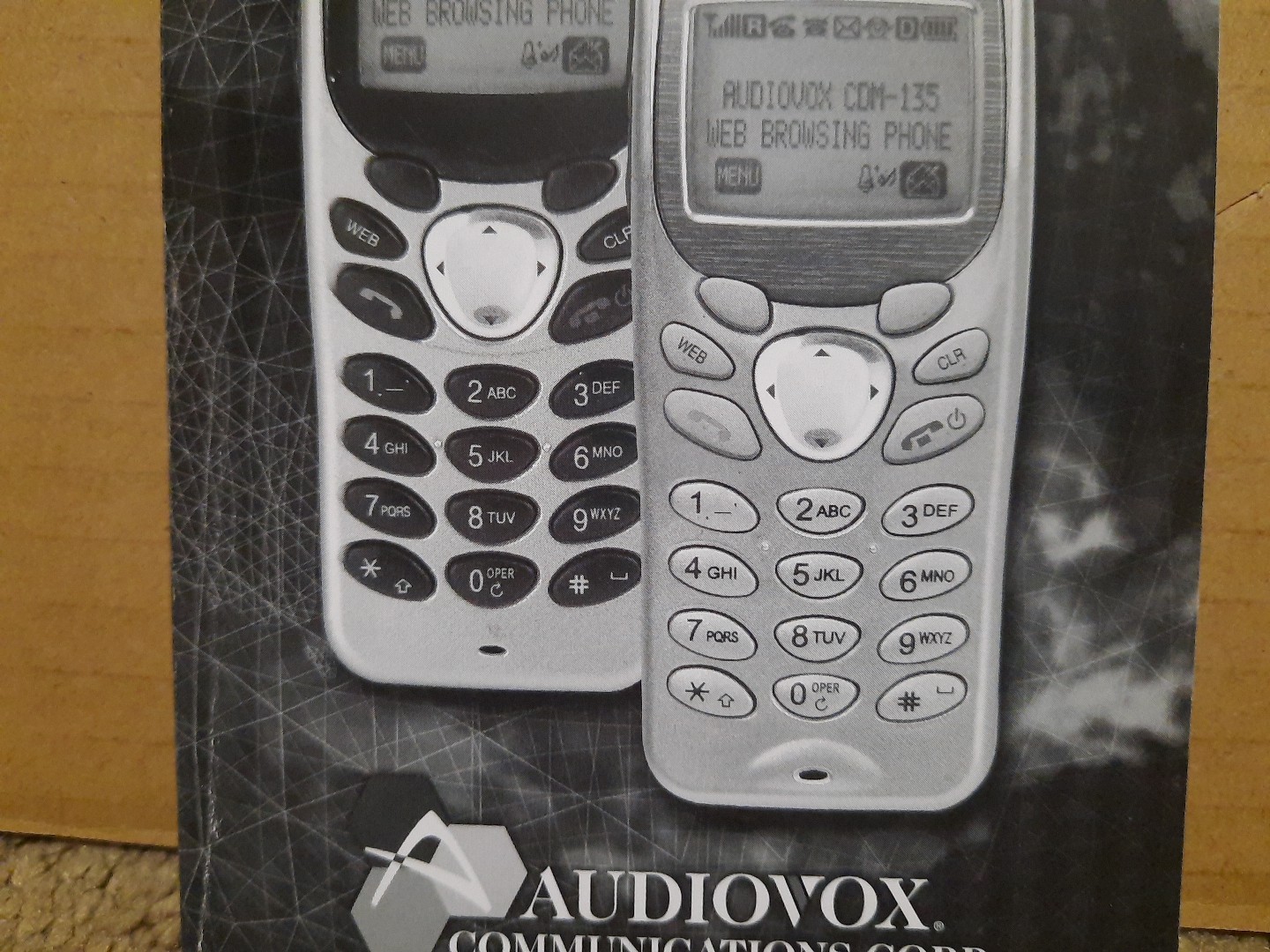 Audiovox Cellphone Phone CDM-135 & CDM-135XL Owner Operating Manual 115 Pages