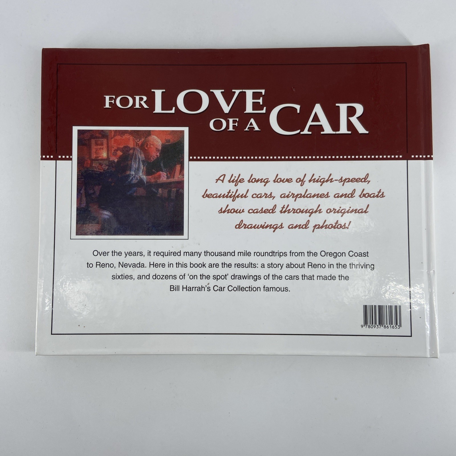 For Love of a Car Harrah Collection Bob Jackson Signed Coffee Table Book HC