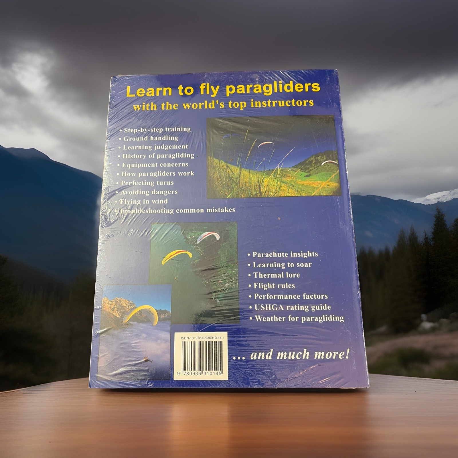 The Art Of Paragliding – Learning Beginner to Intermediate New In Wrap mint !!!