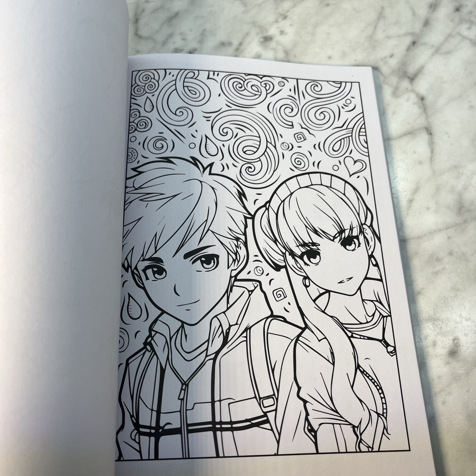 Anime Coloring Book “Advanced Coloring”, Bendon, anime coloring, girl & teens