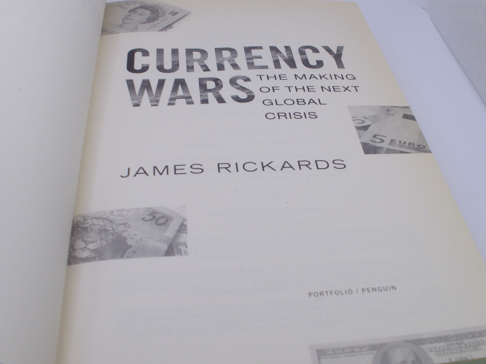 Currency Wars James Rickards 2011 Hardcover Global Economic Crisis Finance