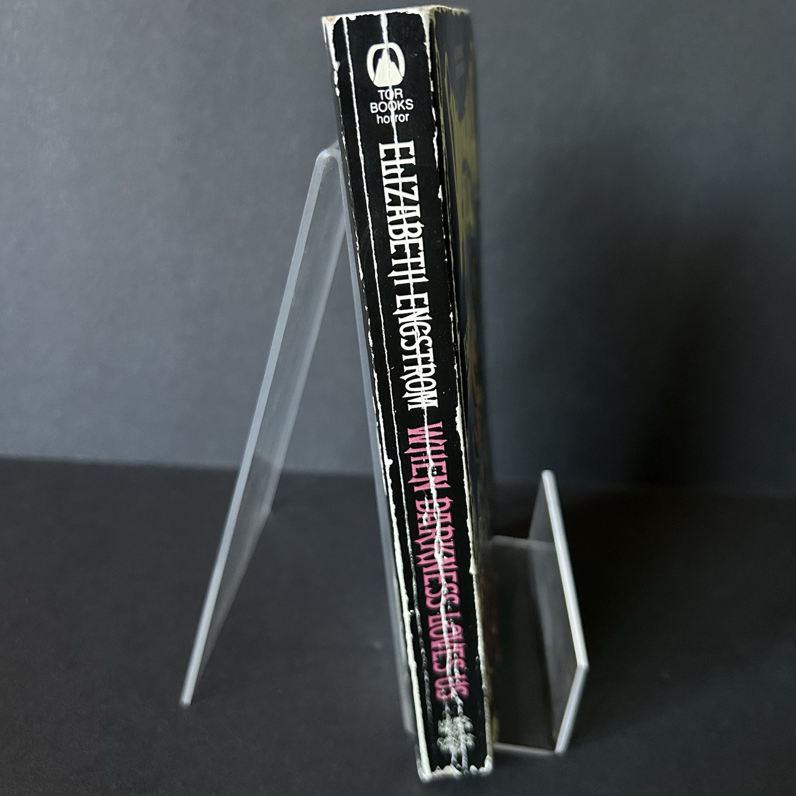When Darkness Loves Us Elizabeth Engstrom TOR Paperbacks from Hell 1st Printing