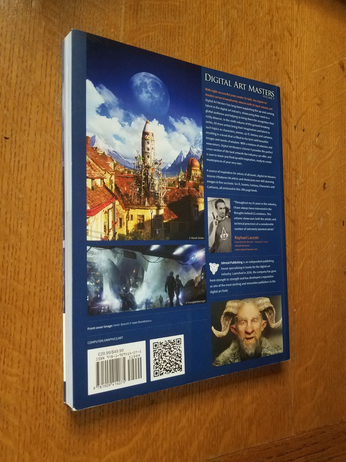 Digital Art Masters: Volume 9 Foreword Dan Crossland 3DTotal Publishing 2014 VG+
