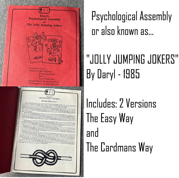 “VINTAGE” JOLLY JUMPING JOKERS – DARYL 1985 – EASY WAY & CARDMANS WAY SOFTCOVER
