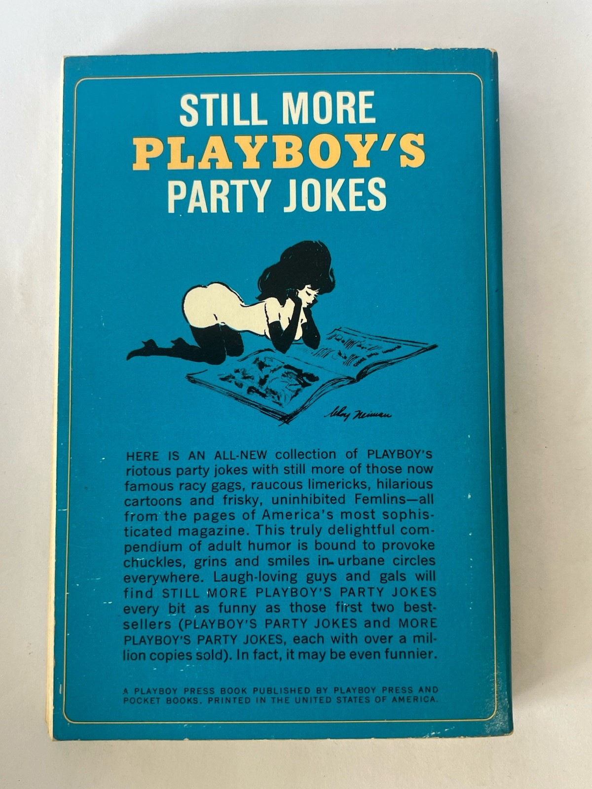 Still More Playboy’s Party Jokes Illustrated by LeRoy Neiman 1968 vintage pb