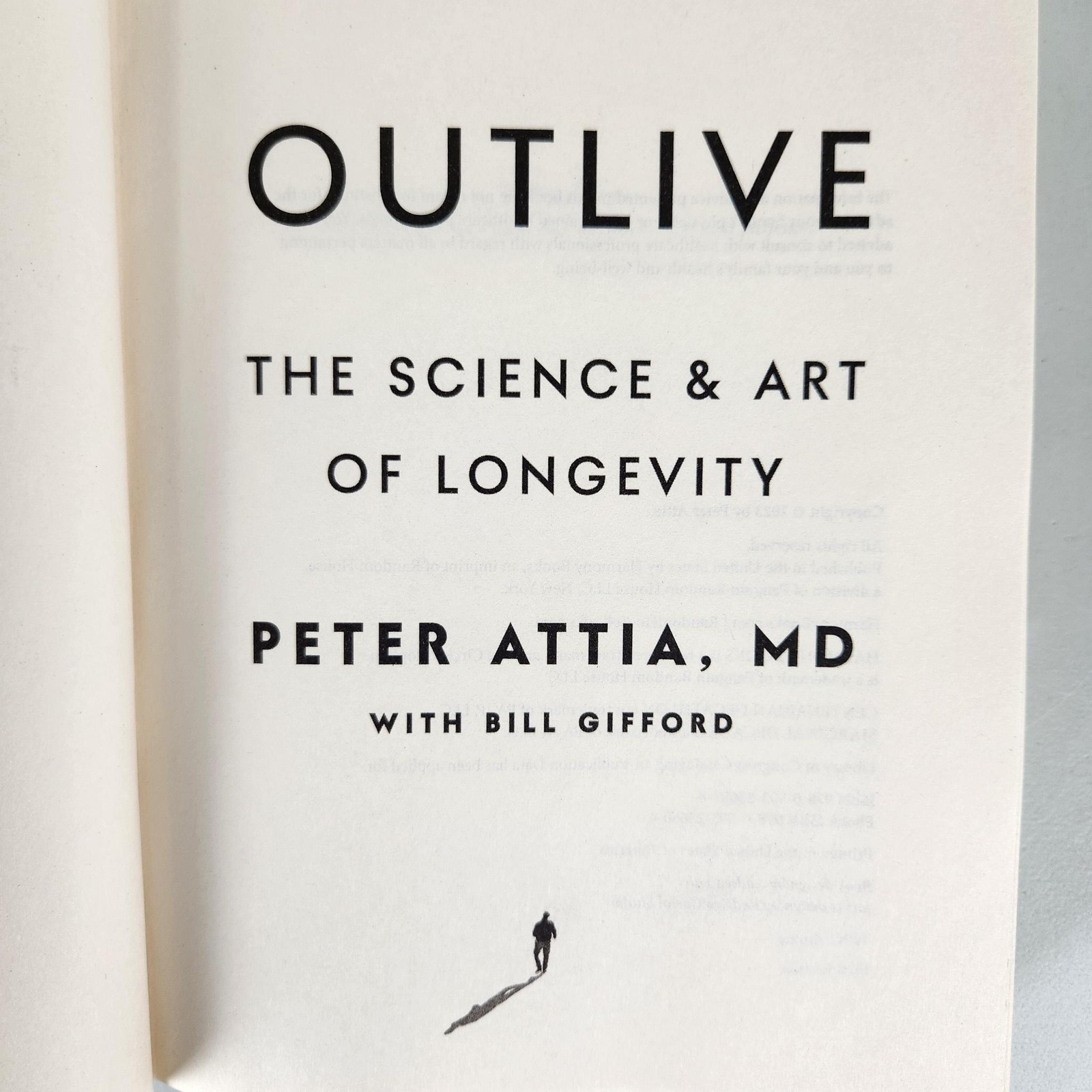 Outlive The Science & Art Of Longevity Peter Attia Hardcover 2023 Health Aging