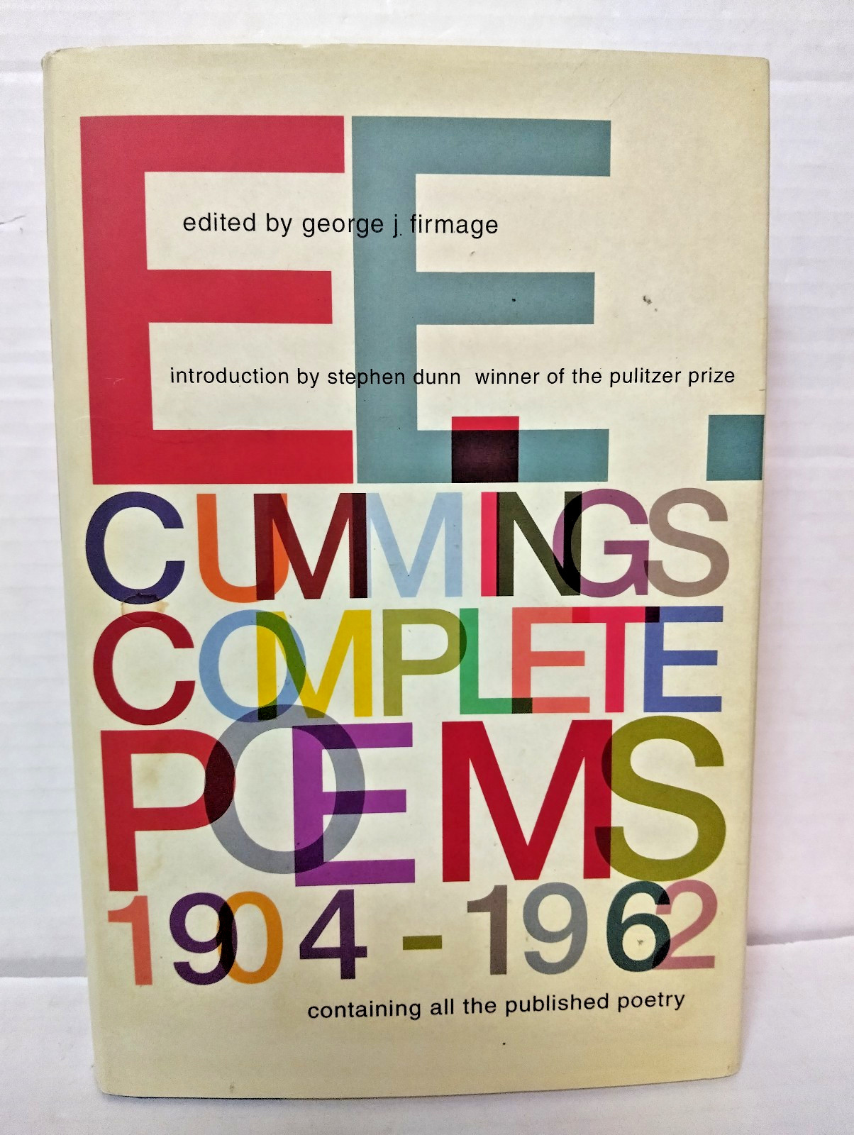 E. E. Cummings: Complete Poems, 1904–1962 Hardcover w/ dust jacket