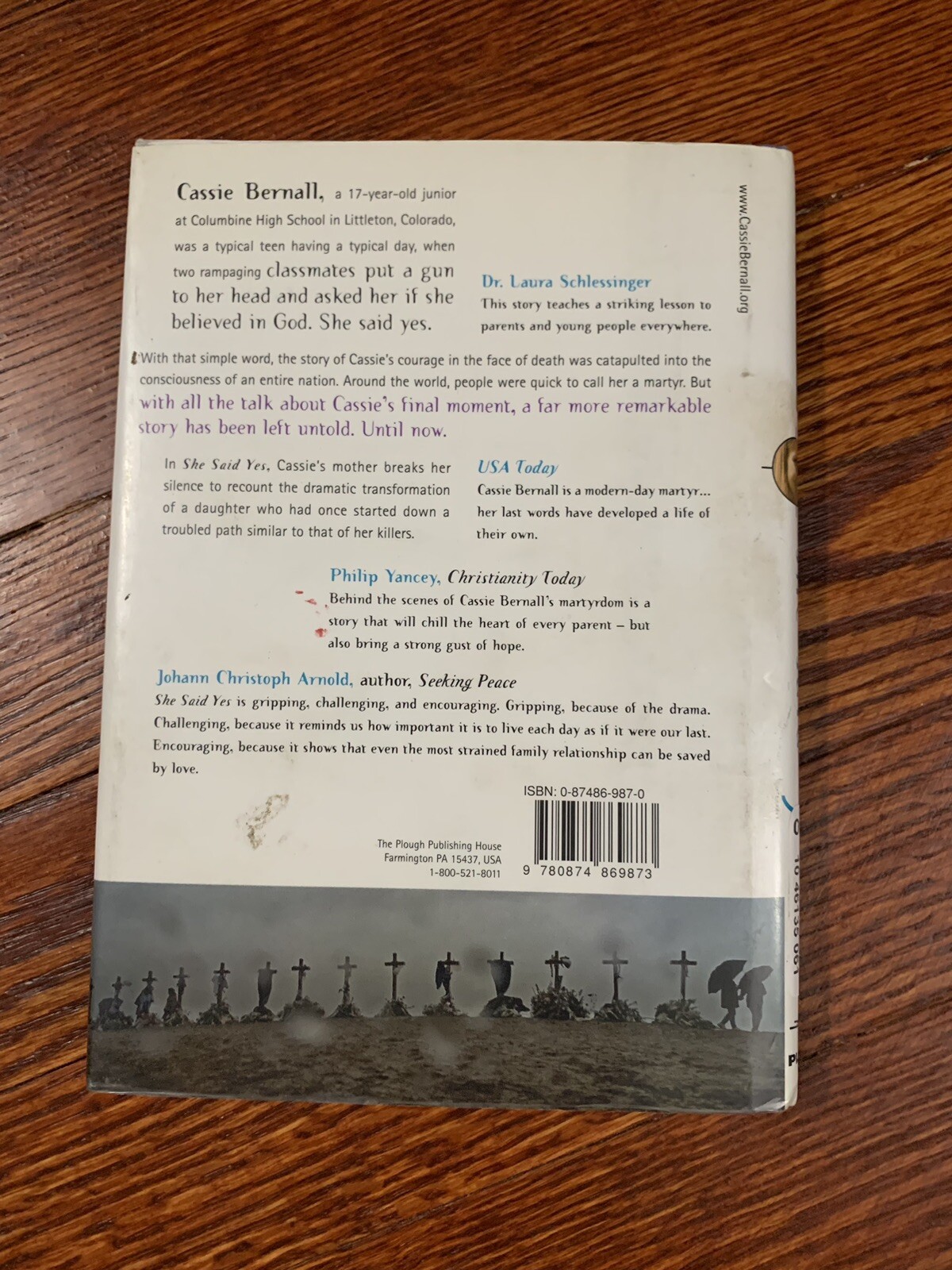 She Said Yes : The Unlikely Martyrdom of Cassie Bernall by Misty Bernall (1999,
