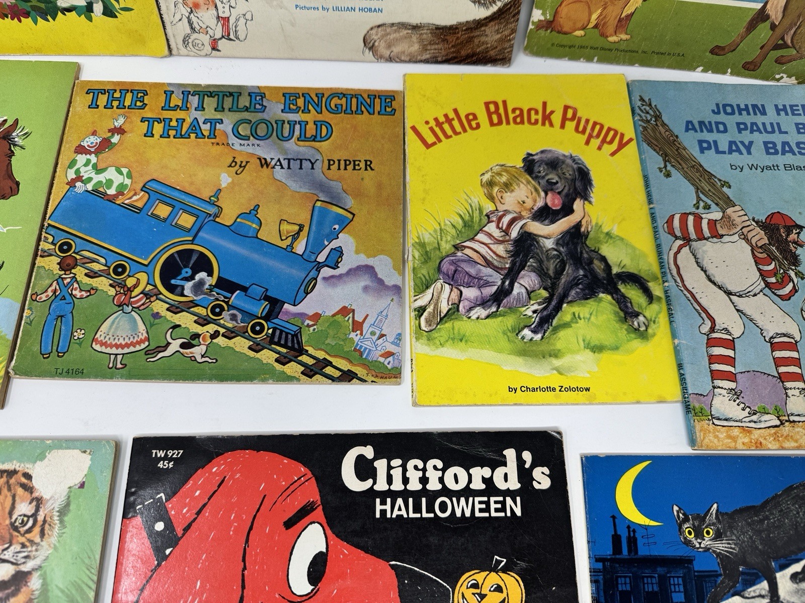 10 Childrens Books VTG 60s-70s Lot Scholastic Troll Xerox Golden Press Readers