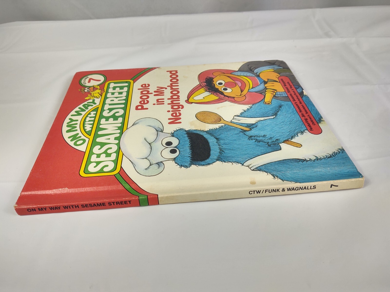 Vtg 89 On My Way With Sesame Street Volume 7 People In My Neighborhood Book CTW
