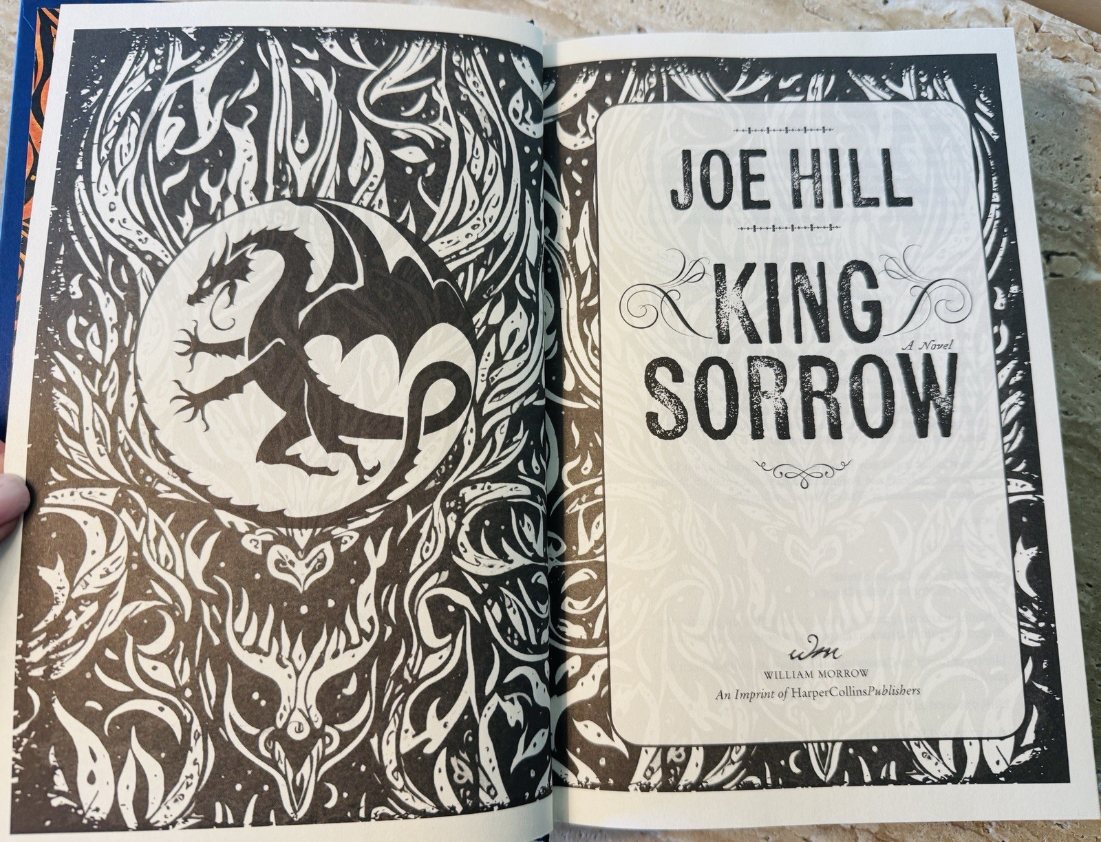 King Sorrow A Novel by Joe Hill HC – DJ -2025 First Edition William Morrow