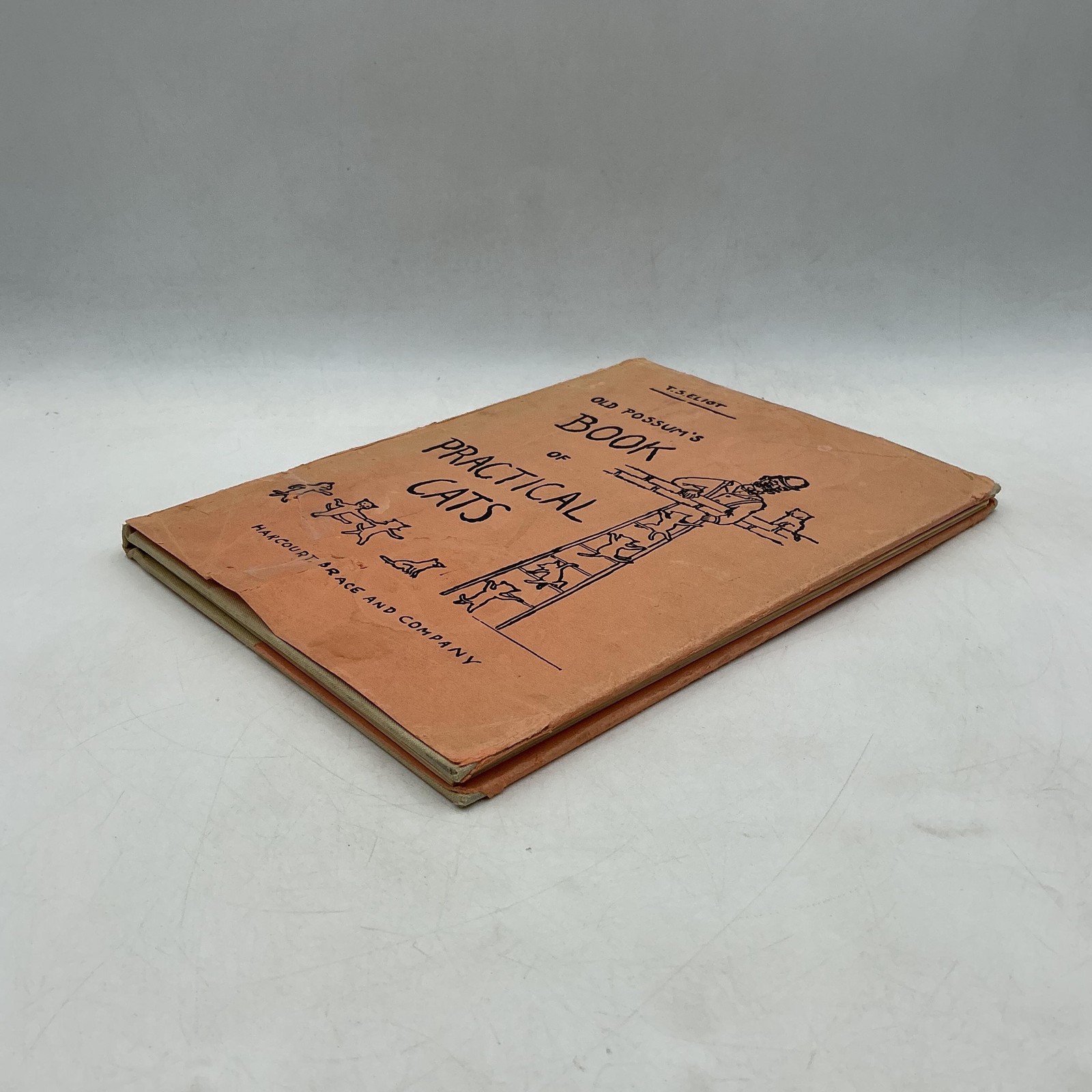 OLD POSSUM’S BOOK OF PRACTICAL CATS T.S. Eliot 1939 Hardcover Harcourt Brace