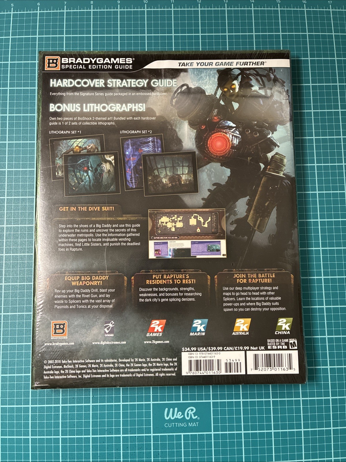 BioShock by BradyGames (2010, Hardcover) New Sealed With Lithographs