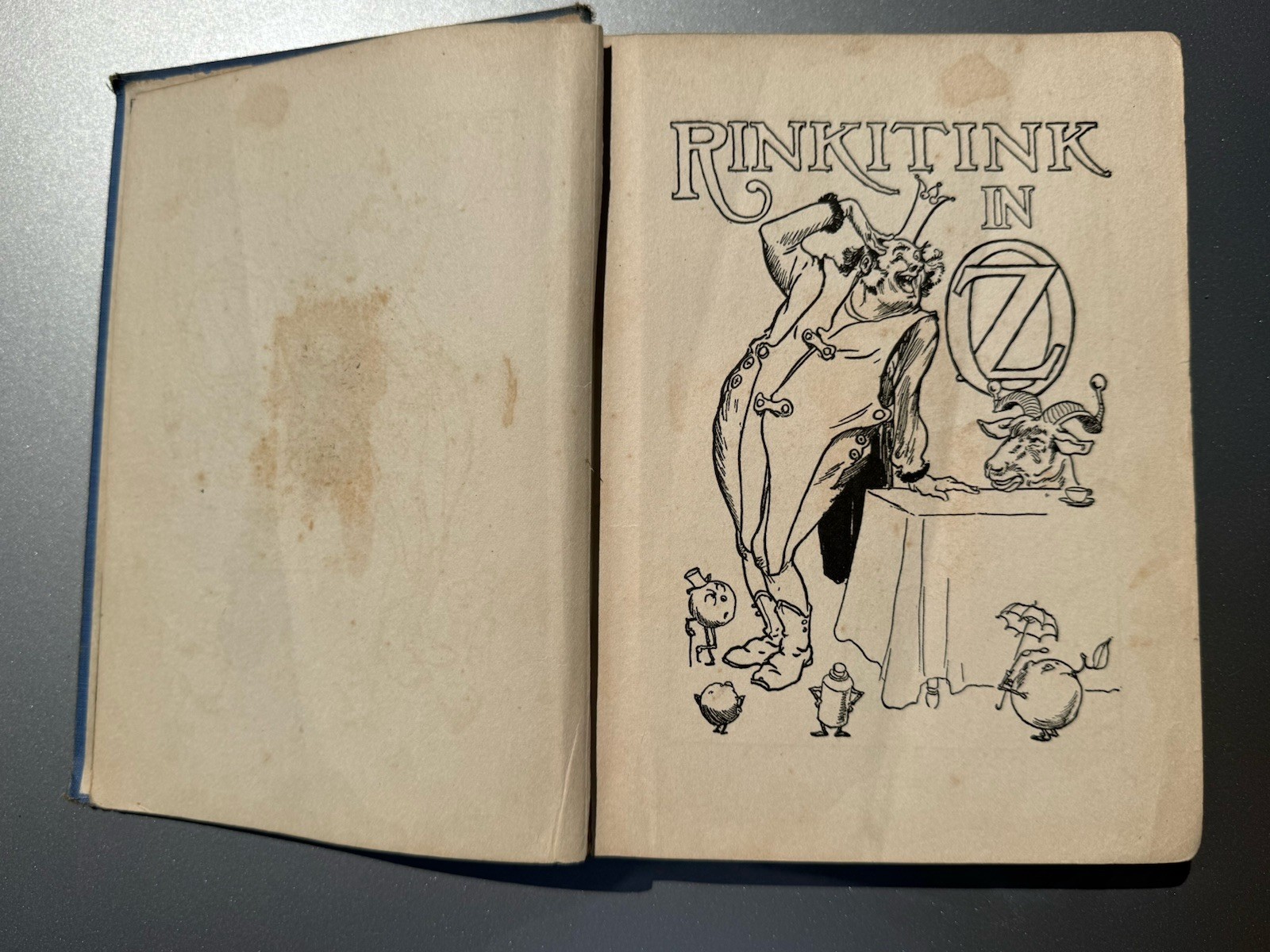 L Frank Baum Rinkitink In Oz Reilly And Lee 1914 Hardcover Book
