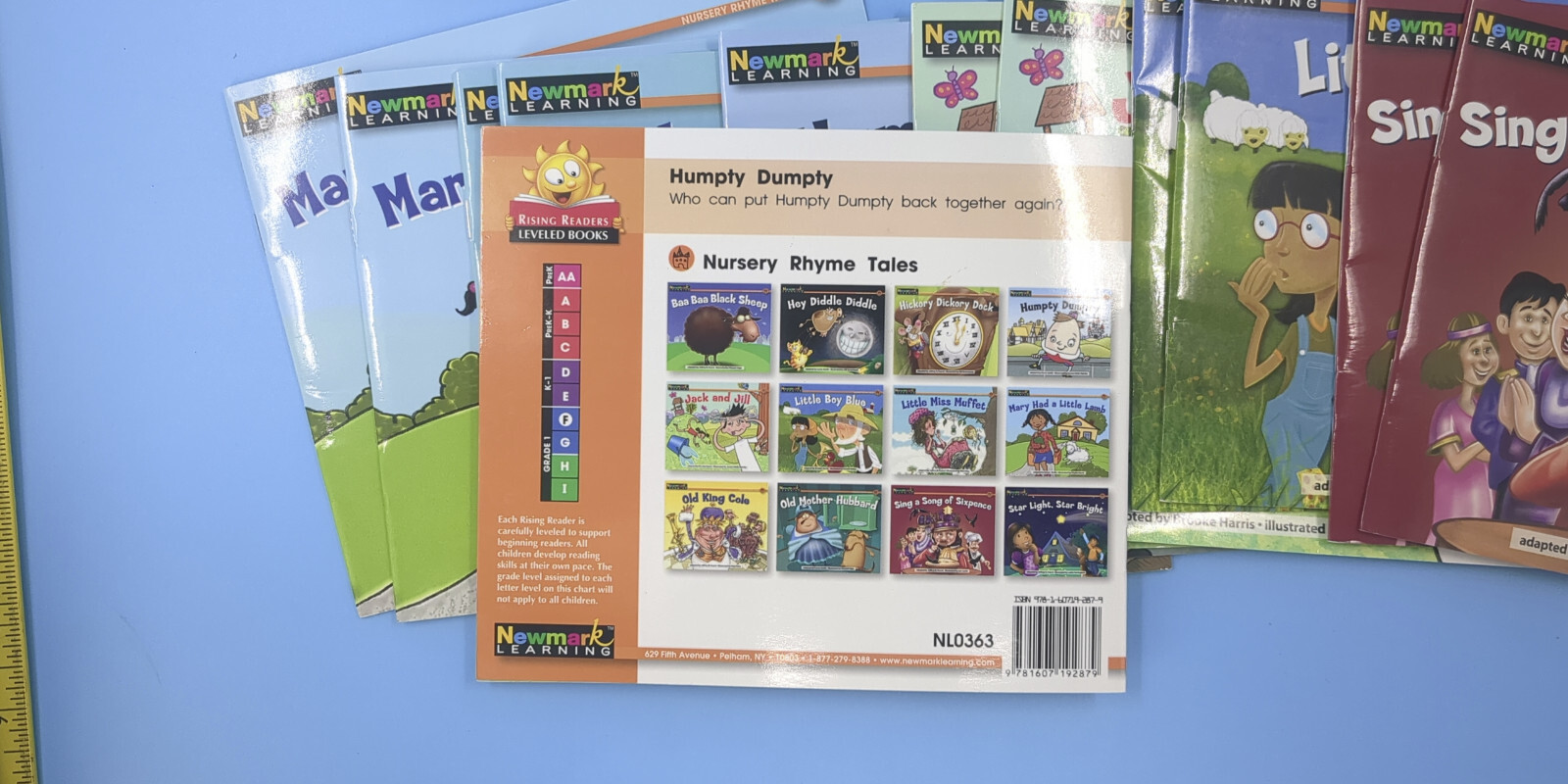 Rising Readers K-1 Nursery Rhyme Books Newmark Learning Paperbacks – 22 Books