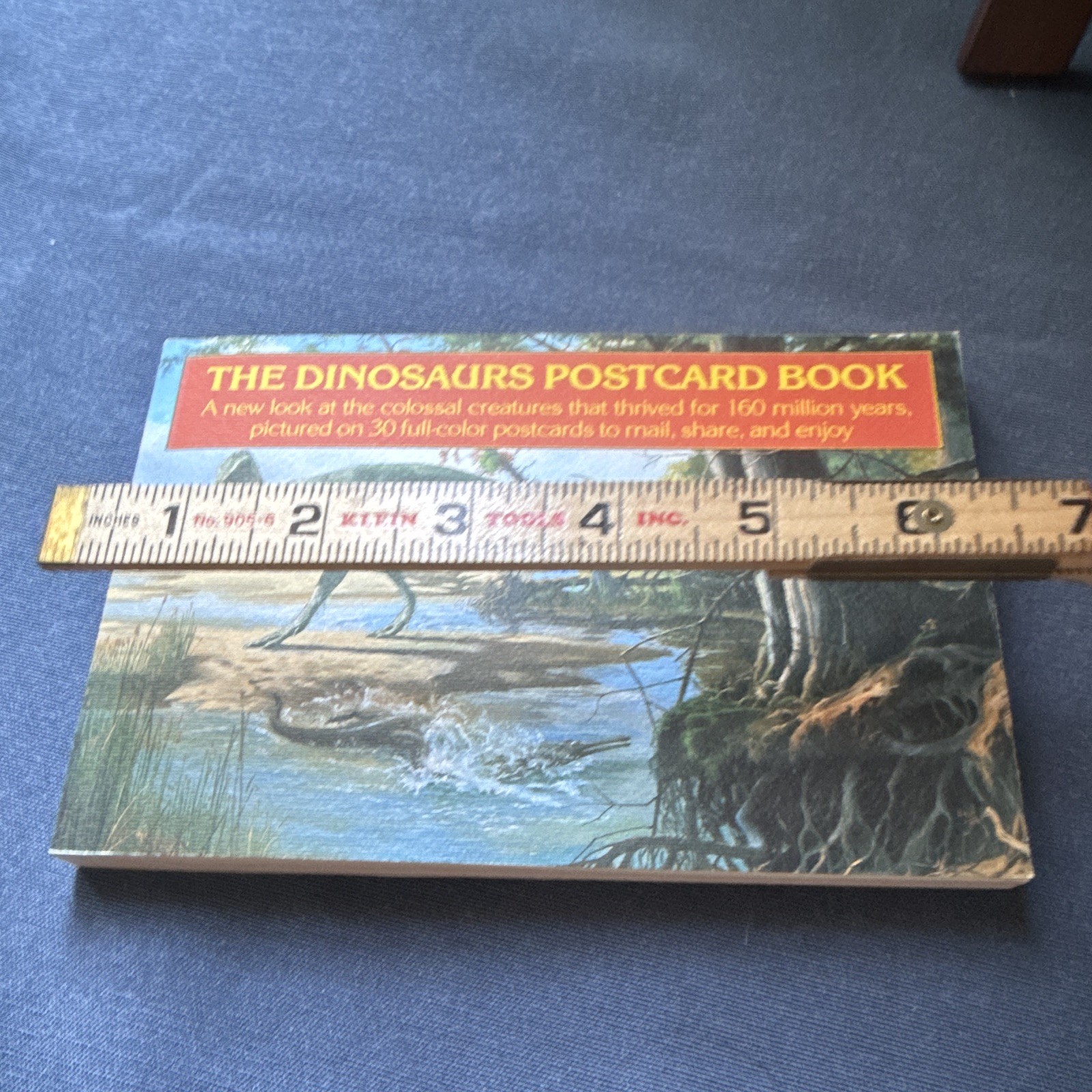 The Dinosaurs Postcard Book Framable Art Prints 1987 Toby Schmid Illus Hallett