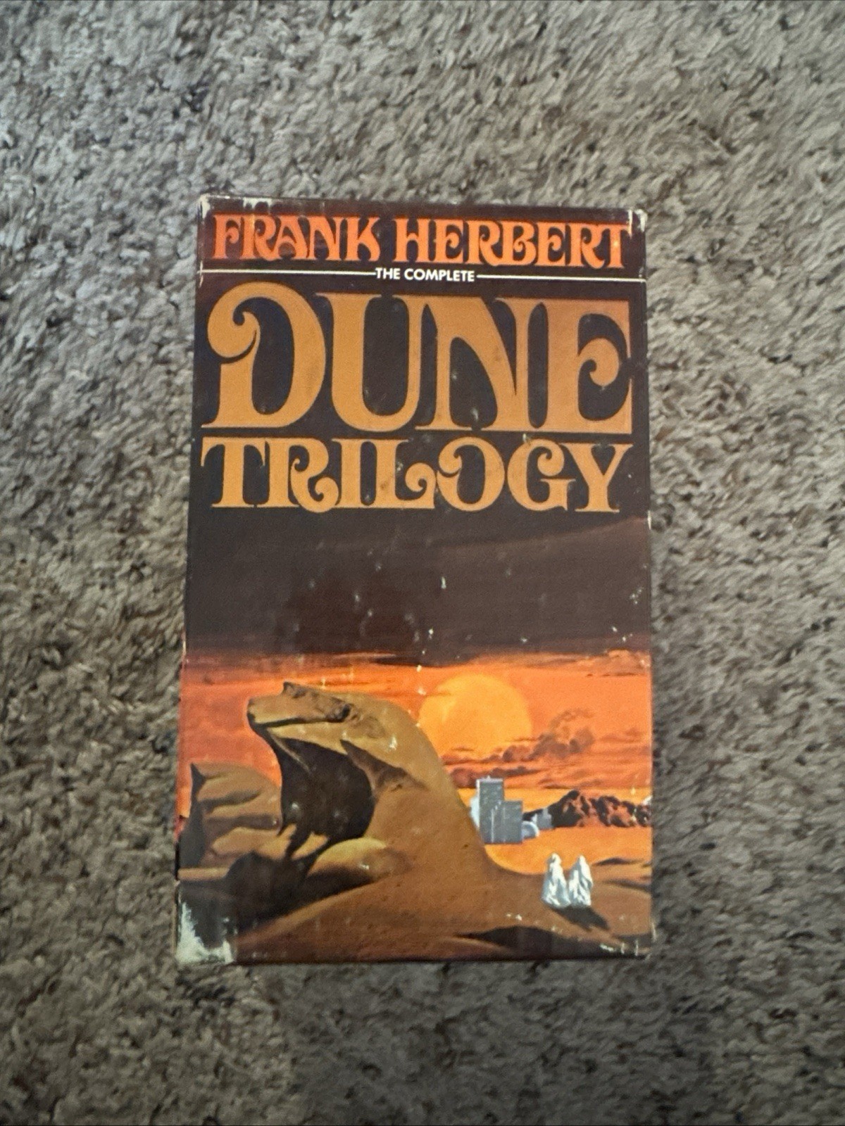 Frank Herbert Lot Dune Trilogy Box Set Vintage Science Fiction Paperback