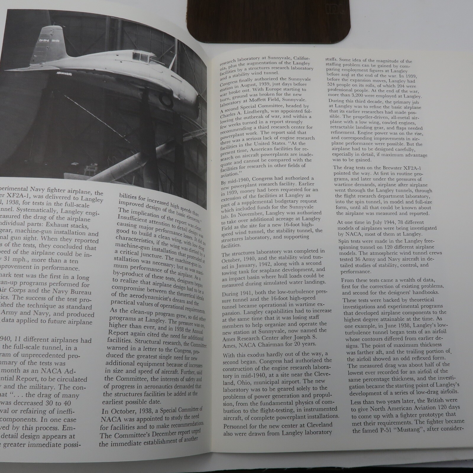 FIFTY YERAS OF AERONAUTICAL RESEARCH (1968) NASA Booklet EP-45 71 Pages
