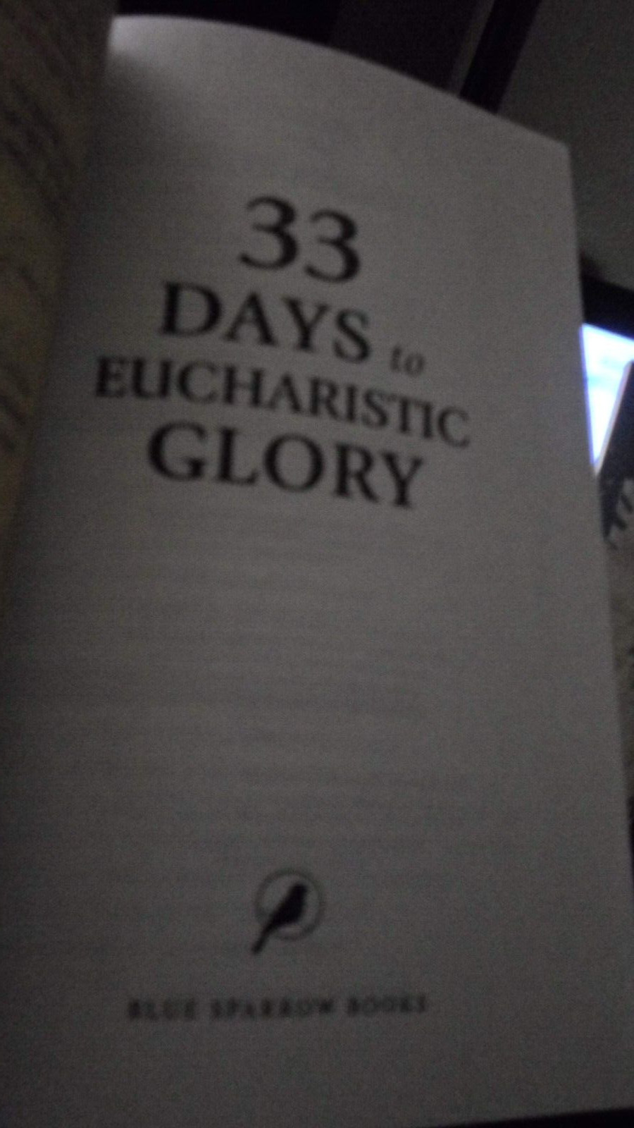 Book-33 Days to Eucharistic Glory-religious book-152 pages-2023 edition