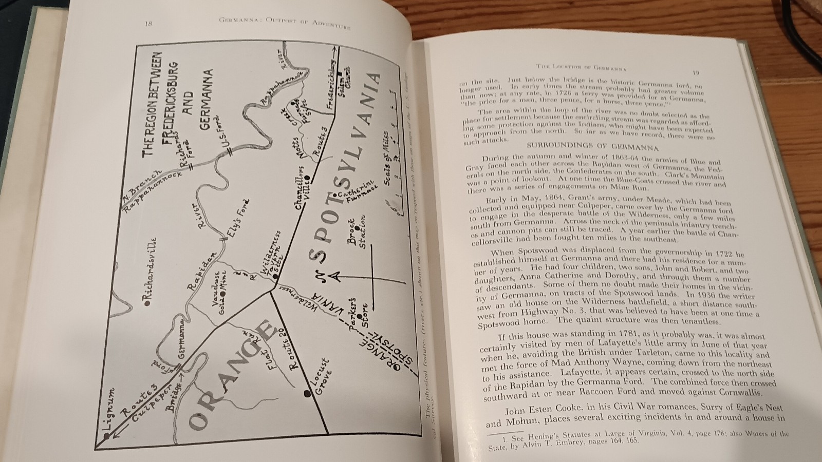 1st ed., Germanna Outpost of Adventure 1714-1956, 1956, signed, History Virginia