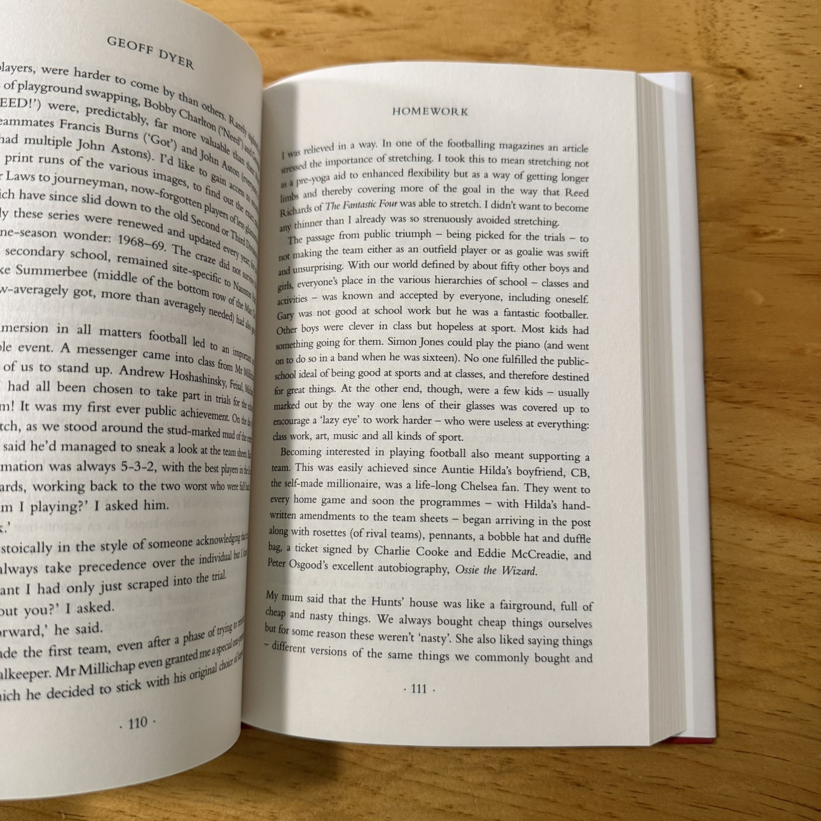 Homework: A Memoir – Geoff Dyer