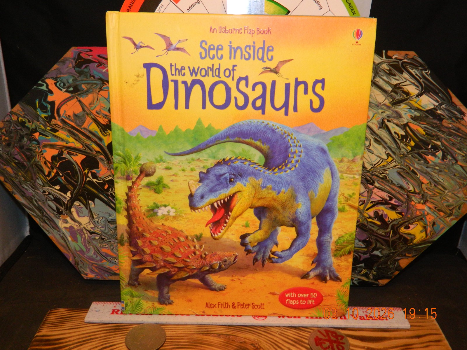 See Inside: The World of Dinosaurs (Usborne Flap Books) By Alex Frith