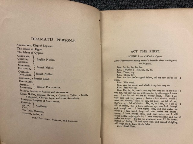 The Pleasant Comedy of Old Fortunatus