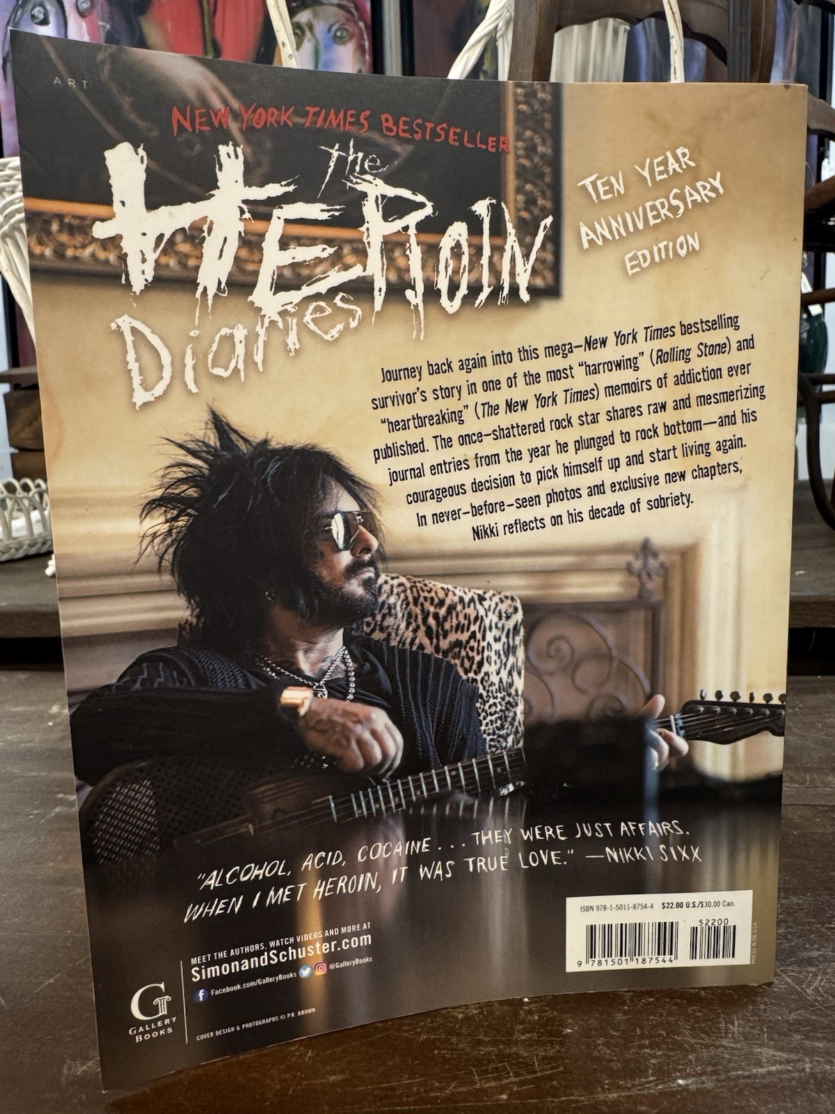 The Heroin Diaries By Nikki Sixx SIGNED 10th Anniversary Edition – Motley Crue