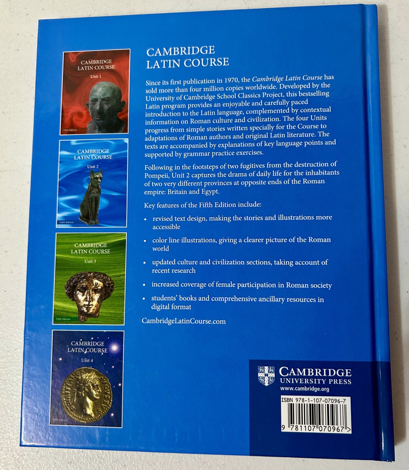 North American Cambridge Latin Course Unit 2 Student’s Book – Hardcover – GOOD
