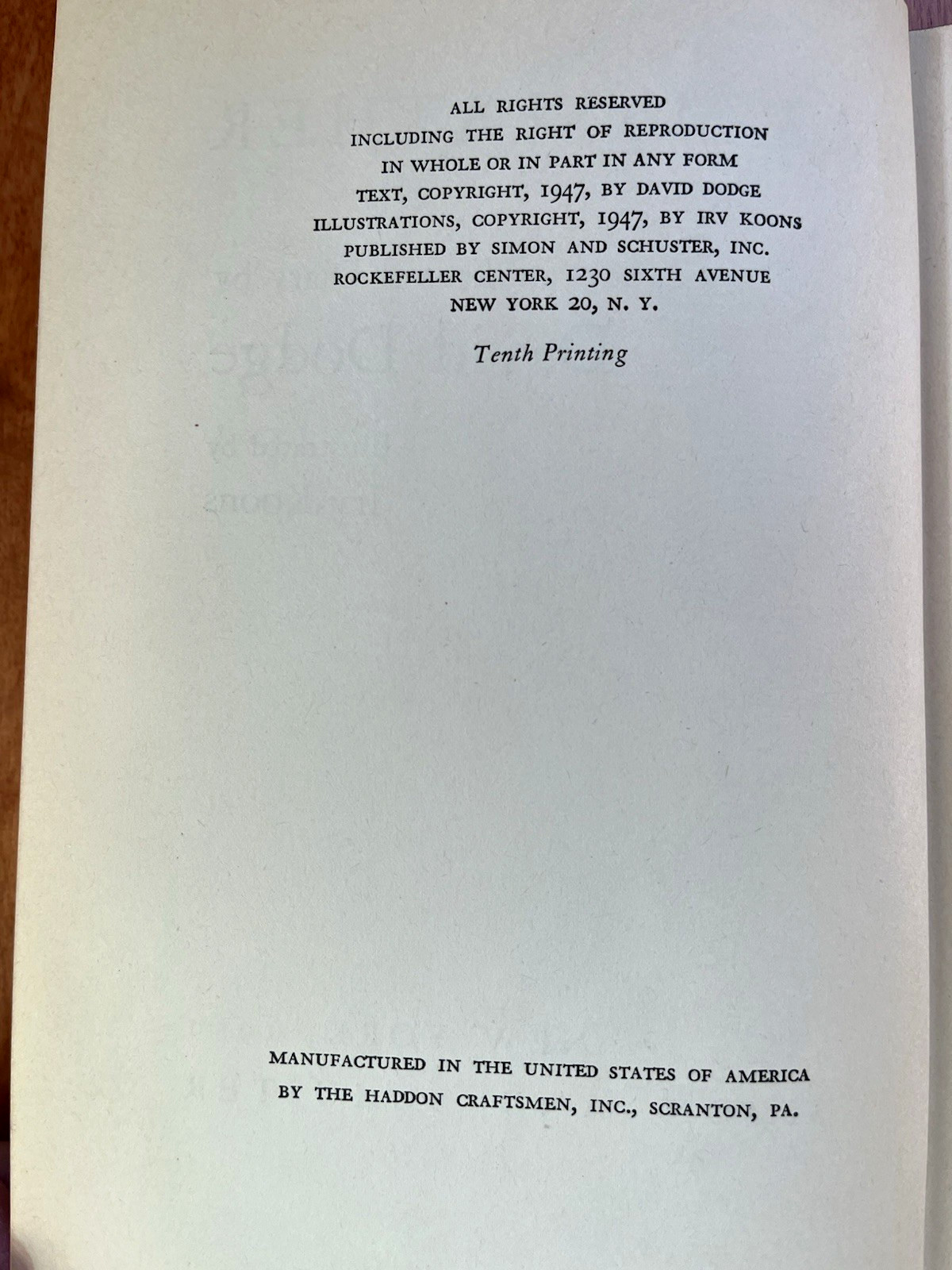 How Green Was My Father: A Sort of Travel Diary by David Dodge 1950 HC Very Good